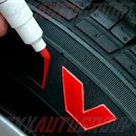 Tire Ink Permanent Marker Tyre Lettering Paint Pen Usa Seller Toyo 4 Pack Red. Fixed Price $13.99.