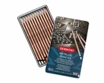 Derwent Professional Metallic Pencil Tin Set 12 Shimmer Colours. Fixed Price $31.58.