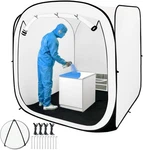 Cootentler Pop Up Paint Booth 6X6X6FT Portable Spray With Black White. Fixed Price $95.23.