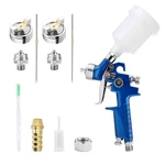 Hvlp Spray Gun 0.8/1.0MM Nozzle Set, Gravity Feed Auto Touch Up Paint Tool. Fixed Price $18.99.