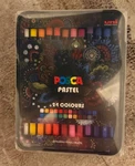 Posca 24 Pack Multicolor Wax Pastels Smooth Drawing Art Markers Set. Fixed Price $28.00.
