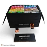 Shuttle Art 172PCS Dual Tip Alcohol Based Color Markers With Accesory Kit. Fixed Price $49.99.