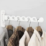 Dancrul Wall Mounted Clothes Hanger Rack Foldable Drying Hook Folding In.... Fixed Price $16.56.