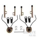 Tactical Arc Helmet Rotate Rail Mount Adapter For Comtac Sma Sordin Headset. Fixed Price $34.19.