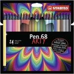 Premium Fibre-tip Pen Stabilo 68 Arty Pack Of 24 Assorted Colours. Fixed Price $71.00.