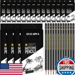 Humyoun 216 Pcs Drawing Sketching Pencil Set Professional (12B - 4H) Graphite. Fixed Price $64.78.