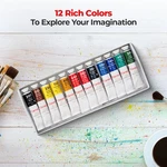 Camel Artist's Water Color - 20ML Each, 12 Shades. Fixed Price $37.42.