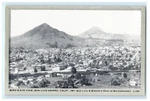 Bird's Eye View San Luis Obispo Mt Lowe Bishop Peak California Postcard. Fixed Price $6.95.