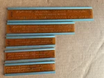 Koh Noor Rapido Guides Lot Of 5 3030 A&b 3031 3032, Pre-owned. Fixed Price $19.00.