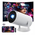 HY300 Projector With WIFI6 & Bluetooth, Supports 4K/1080P, Android Tv 11.0, M.... Fixed Price $55.28.