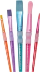 BK687 5-PIECE Big Kids Choice Chubby Arts And Crafts Brush Set. Fixed Price $14.99.