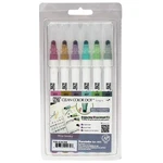 Kuretake TCSD-6100/6VB Zig Clean Dot Marker, Mild Smoky Colors, Set Of. Fixed Price $15.99.