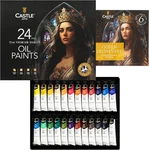 Castle Supplies 24 X 12ML Oil Paint Set Great Value For Adult Artists,. Fixed Price $33.79.