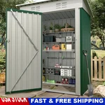 Garvee 5'X3' Outdoor Metal Storage Shed For Garden Tools W/ Lockable. Fixed Price $129.99.