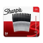 Sharpie Permanent Markers, Fine Point, Black, 24 Count New- Excellent Condition. Fixed Price $14.99.