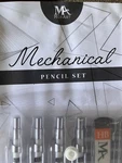Mozart Mechanical Pencil Set - 4 Sizes: 0.3, 0.5, 0.7 & 0.9 Mm, 30 Hb Lead. Fixed Price $12.00.