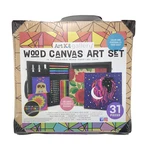 Decorative Wood Canvas Wall Set Case And Crafts Painting Coloring New. Fixed Price $29.99.