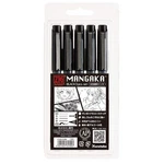 Kuretake Zig Cartoonist Mangaka Black 5-PAPER Set, Art, Illustration, Lettering,. Fixed Price $42.34.