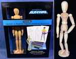 New - Project Runway Fashion Design Figure Drawing Set 12" Wooden Mannequin +. Fixed Price $12.71.