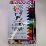 Dina Wakley Media Scribble Sticks Set 12 Water-soluble Pigments MDA60161. Fixed Price $18.95.