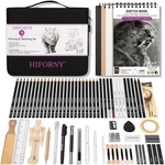 Hiforny 70 Pcs Drawing Set Sketching Kit - Pencils Art Supplies Adult. Fixed Price $35.21.