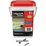 Fastenmaster Ledgerlok Flat Head Wood Screw Bucket Of 250 3-5/8". Fixed Price $180.00.
