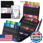 Jusart Markers For Adult Coloring Books No Bleeding, 100 Colors. Fixed Price $36.94.