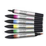 Winsor & Newton Promarker Watercolor Set, 6 Ct, Floral Tones. Fixed Price $57.99.
