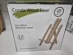 Conda 11.8" Tabletop Easel, Portable A-frame Tripod Natural (11 Pack Total). Fixed Price $14.97.
