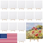 Motimind 36 Pcs Mini Canvas And Easel Set For Painting, 8 X Inch Panels. Fixed Price $76.69.