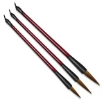 Chinese Calligraphy Brush Set - Kanji Sumi Drawing With Resin Handle Fo.... Fixed Price $13.51.