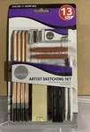Daler Rowney Simply Artist Sketching Set 13PCS Graphite Charcoal Eraser Sharpen. Fixed Price $10.49.