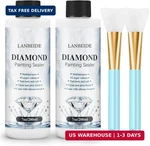 Lanbeide Updated Diamond Painting Sealer 200ML With Silicone Brush Packs, 5D. Fixed Price $29.98.