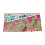 Vintage Trend Seasons & Holidays Stencil Set Halloween Christmas Valentine +more. Fixed Price $7.95.