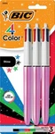 Bic 4 Shine 1 Count (pack Of 3), (black, Blue, Green, Red Ink). Fixed Price $22.46.