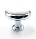 3-PACK Hickory Hardware Tranquility P427-26W Chrome 1-3/8" Mushroom Cabinet Knob. Fixed Price $11.21.