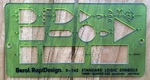 Berol Rapidesign Template 3/4 Size Standard Logic Symbols R-543 Drafting. Fixed Price $6.99.
