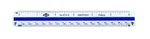 Alvin 610A Metric Engineer Triangle Scale, 6", Black Or Dark Gray. Fixed Price $23.99.