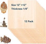 Pack Basswood Sheets For CRAFTS-12 X 1/8. Fixed Price $27.46.
