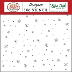 Echo Park Paper Gingerbread Christmas 6X6 Stencil - Oh What Fun. Fixed Price $5.39.
