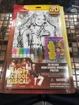 Disney High School Musical 3D Poster 2008 Gabriella Vanessa Hudgens Coloring Art. Fixed Price $69.99.