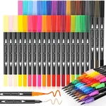 Soucolor Art Brush Markers Pens For Adult Coloring Books, 36 Colors Numbered.... Fixed Price $16.25.