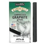 General's Kimberly Compressed Graphite Sticks 6B 12-COUNT Package. Fixed Price $15.59.