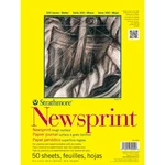 Strathmore Rough Newsprint Paper Pad 9X12 50 Sheets. Fixed Price $11.93.