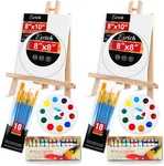 Esrich Acrylic Canvas SET,52 Piece Professional Painting Supplies Kit With. Fixed Price $32.79.