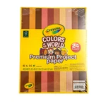 Crayola Construction Paper In Colors Of The World, 8.5 X 11 24 48 Pages. Fixed Price $8.99.