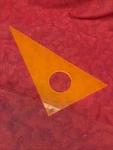 Alvin Professional Orange 16" Acrylic Triangle Drafting Tool (K48). Fixed Price $15.00.