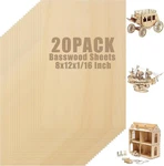 Laniakea 20 Pack 8 X 12 Inch Basswood Sheets, 1/16 Plywood Thin.... Fixed Price $36.69.