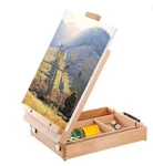 Falling Art Wooden Tabletop Easel, Solid Sketchbox Desktop For .... Fixed Price $28.58.