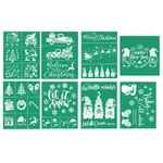 Jajado Self-adhesive Silk 8.5 X Inches, Pcs Christmas Stencils. Fixed Price $29.99.